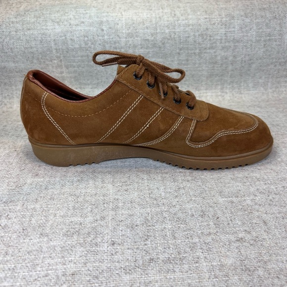 Suburbans vintage faux suede lace up shoes sneakers mens size 8 USA made retro - Picture 4 of 10